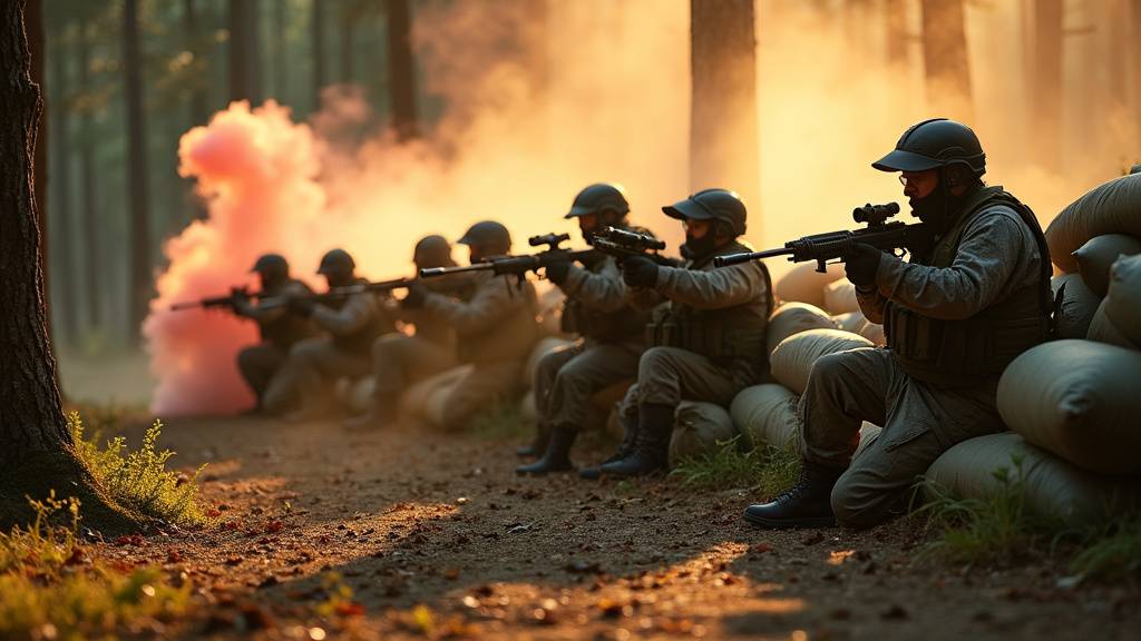 Comment organiser une partie d'airsoft passionnante avec une dizaine de joueurs ?